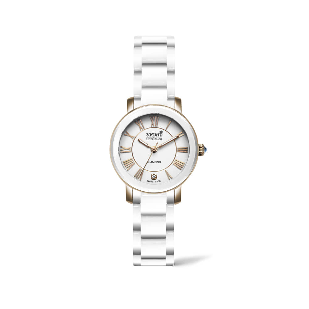 자스페로 공식수입 여성 세라믹 시계 CG501-76